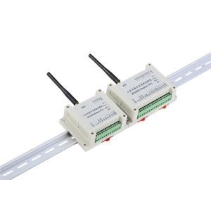  Wireless ON OFF Control Module 915MHz Lora Wireless I O Module 4DI 4DO Wireless PLC Manufactures