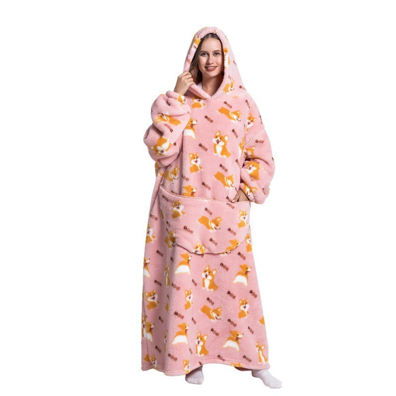 Colorful Full Length Blanket Hoodie