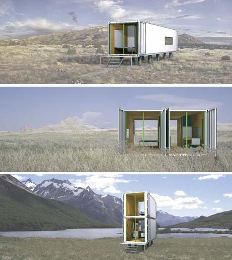 Camping Function Flat Pack Containers / Flat Pack Shipping Container