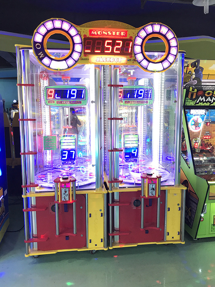 Electronic Monster Drop Redemption Game Machine with LCD Monitor
