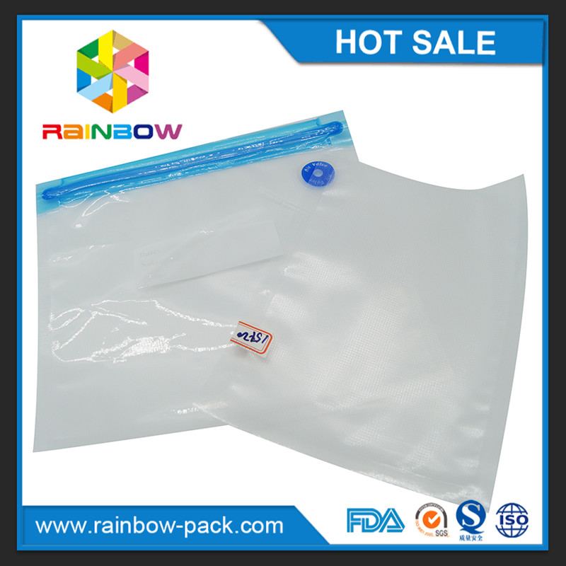 custom food grade resealable smell proof vacuum sealed zipper bag with valve and double zipper reusable folding bags