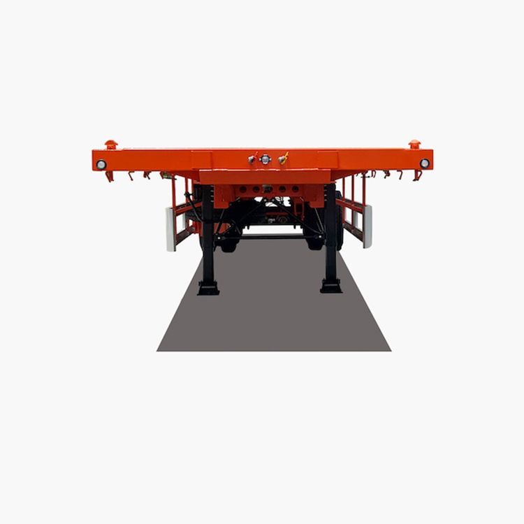3 Axles 40FT Flatbed Semi-Trailer with BPW Axle 12t and Mechinical Suspension for Efficient Heavy Cargo Transportation