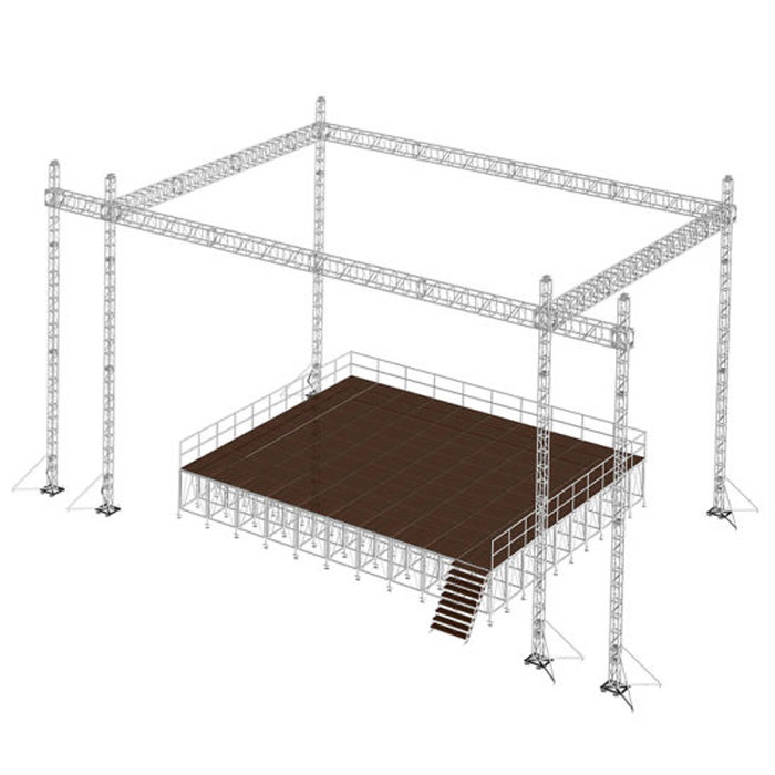 Stage Lighting Booth Aluminum Square Truss Display