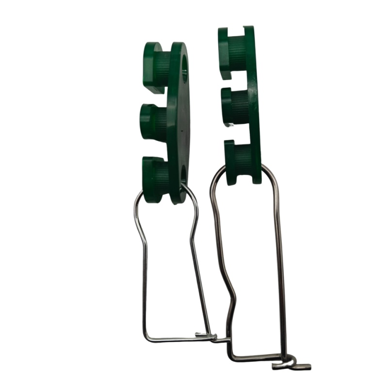 Fixed Cable Clamp Nylon UV Resistant Stainless Steel Drop Wire Tension Cable Clamps