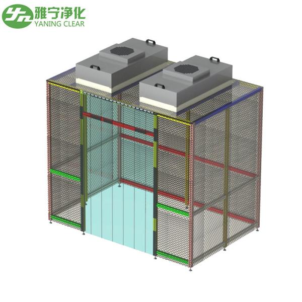 Industrial Grade Clean Room Booth Contamination Control Air Distribution class