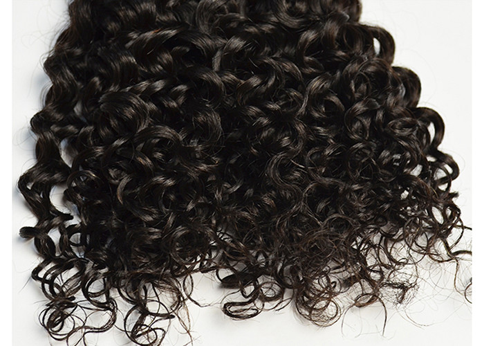 100G Brazilian Deep Curly Hair Kinky Curl No Split Double Weft Easy To Care