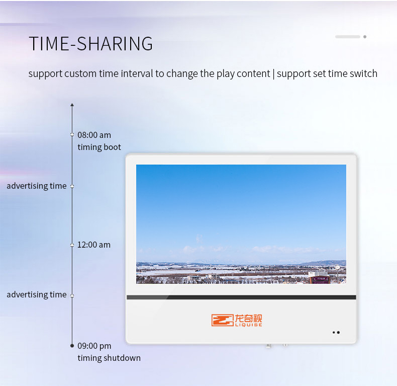 19'' LCD Advertising Display Single Double Horizontal Vertical Publicity Screens