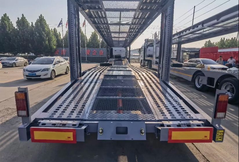 CIMC 2 or 3 Axles steel tow for 9 Car carrier hauler trailer sale semi trucks