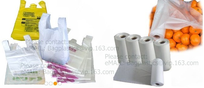 Tie Compostable Shopping Bag Corn Starch Based Wholesale Biodegradable 100% Compostable Bags On Roll