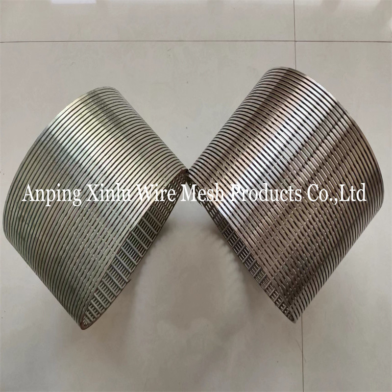 FOTI Flow type Wedge / V Wire wrapped johsnon screen pipe with 6" 8" 10" Diameter