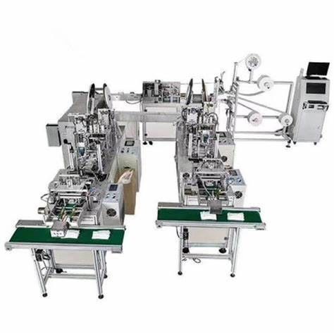 Intelligent Automatic Disposable Mask Machine , Dust Mask Making Machine Stable Performance