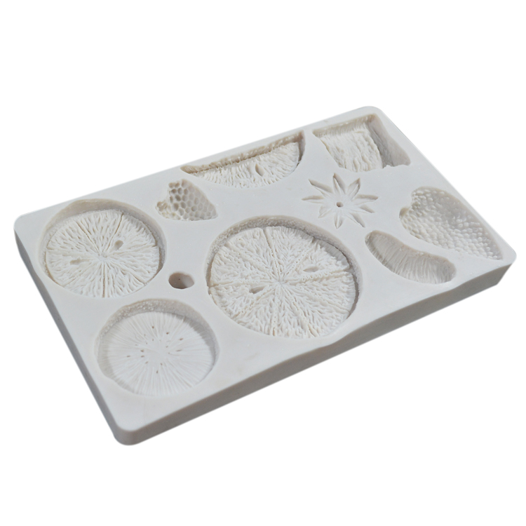 Personalized Silicone Baking Tools Set Fruit Pattern Fondant Mat Cake Decorating