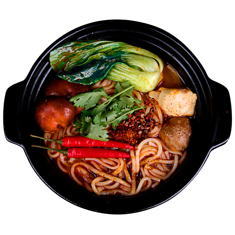 Single Package Rice Stick Noodles Low Fat Low Carb Coarse Cereal Product from Fujian