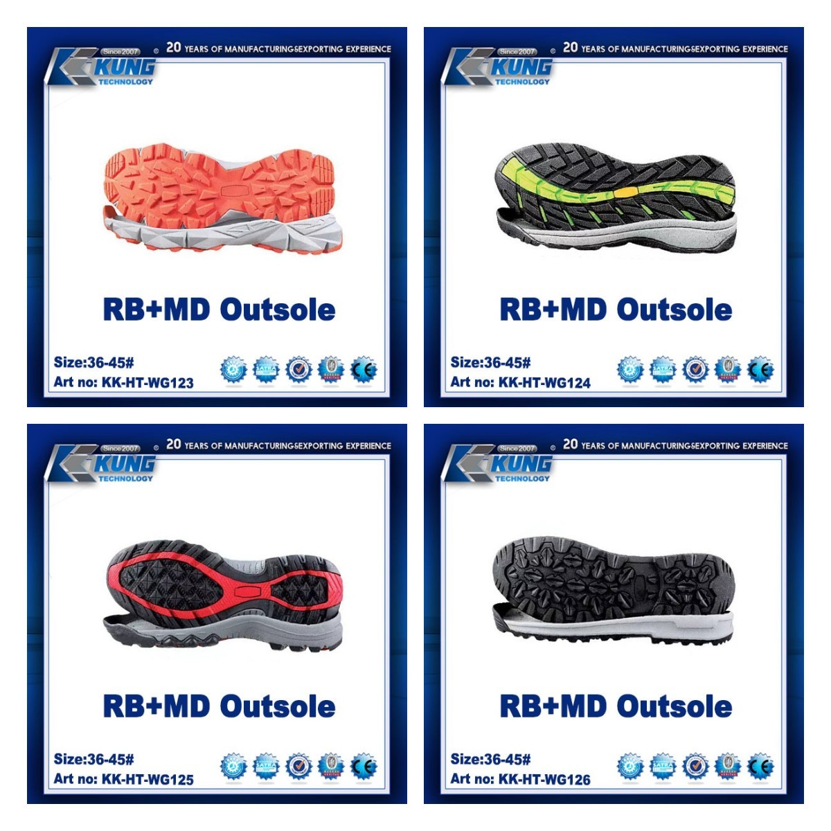 Anti Abrasion TPR Rubber Sole