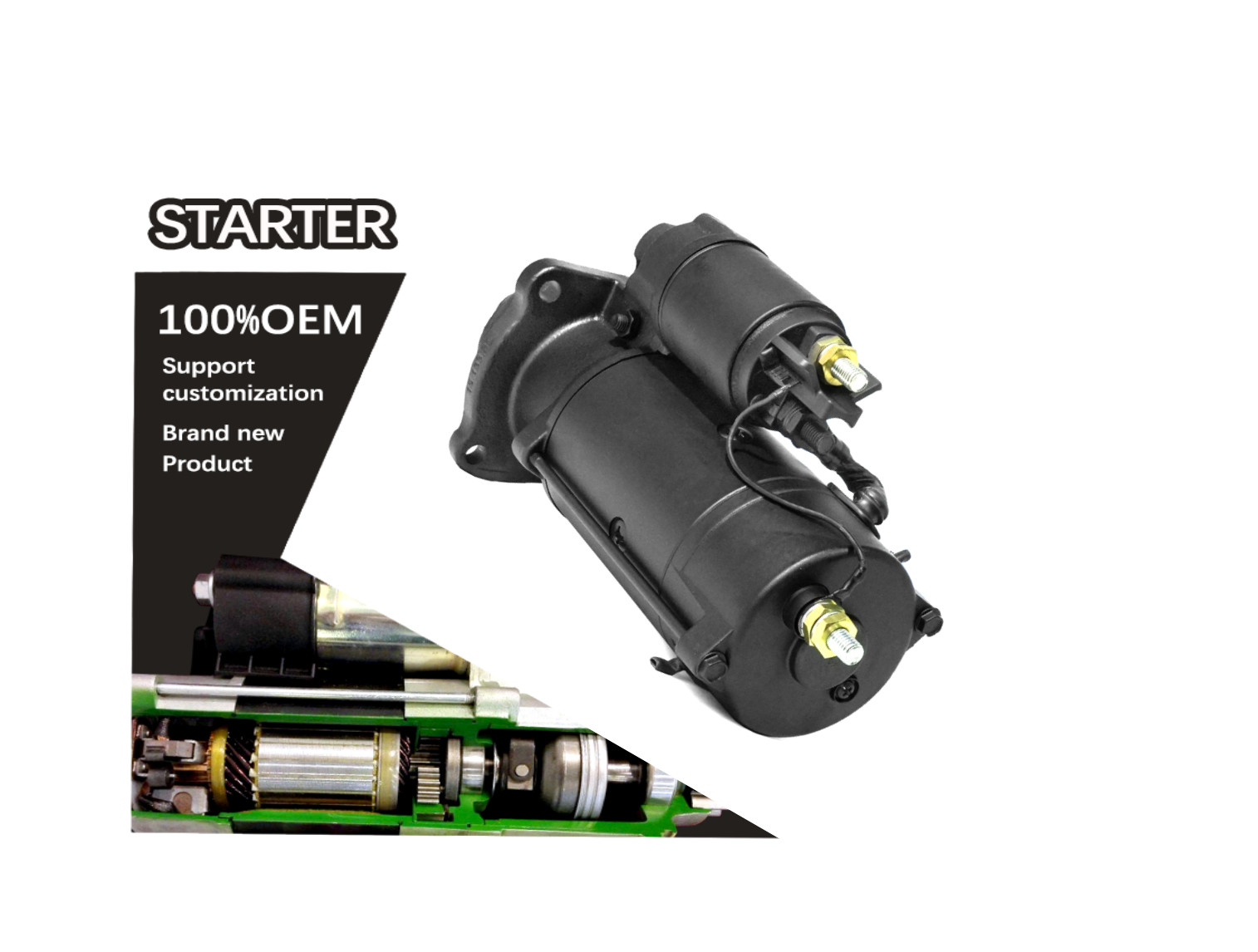12V 10T CW Starter For C4.4 3704011 370-4011 IS1130 11131399 AZF4104 MS99 11.131.399 N37637
