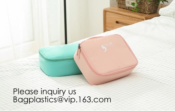 Trend Design Velvet Quilted Cosmetic Bag,Customized 2pcs Set Makeup Bag, Wholesale Travel Mens Toiletry Bags