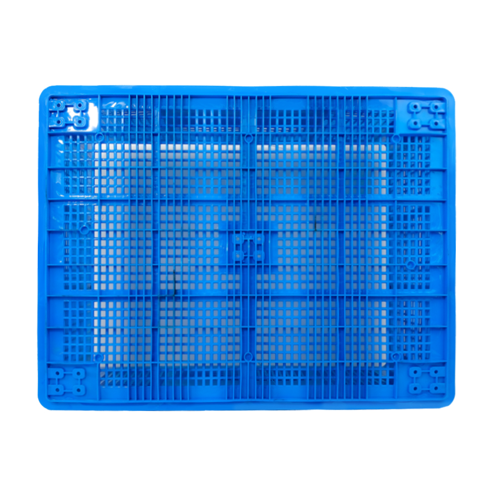 Mesh Style Rectangular PP Crate for Customized Color Industrial Stackable Storage