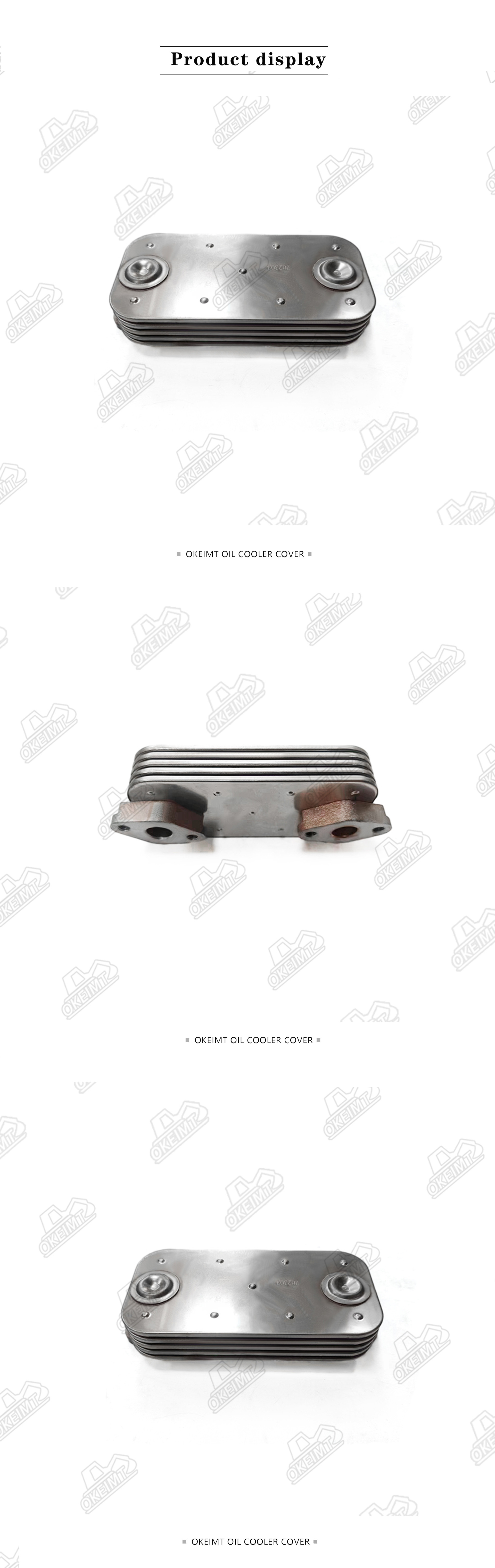 OKEIMT Engine Oil Cooler Compatible with Cat C4.4 5P