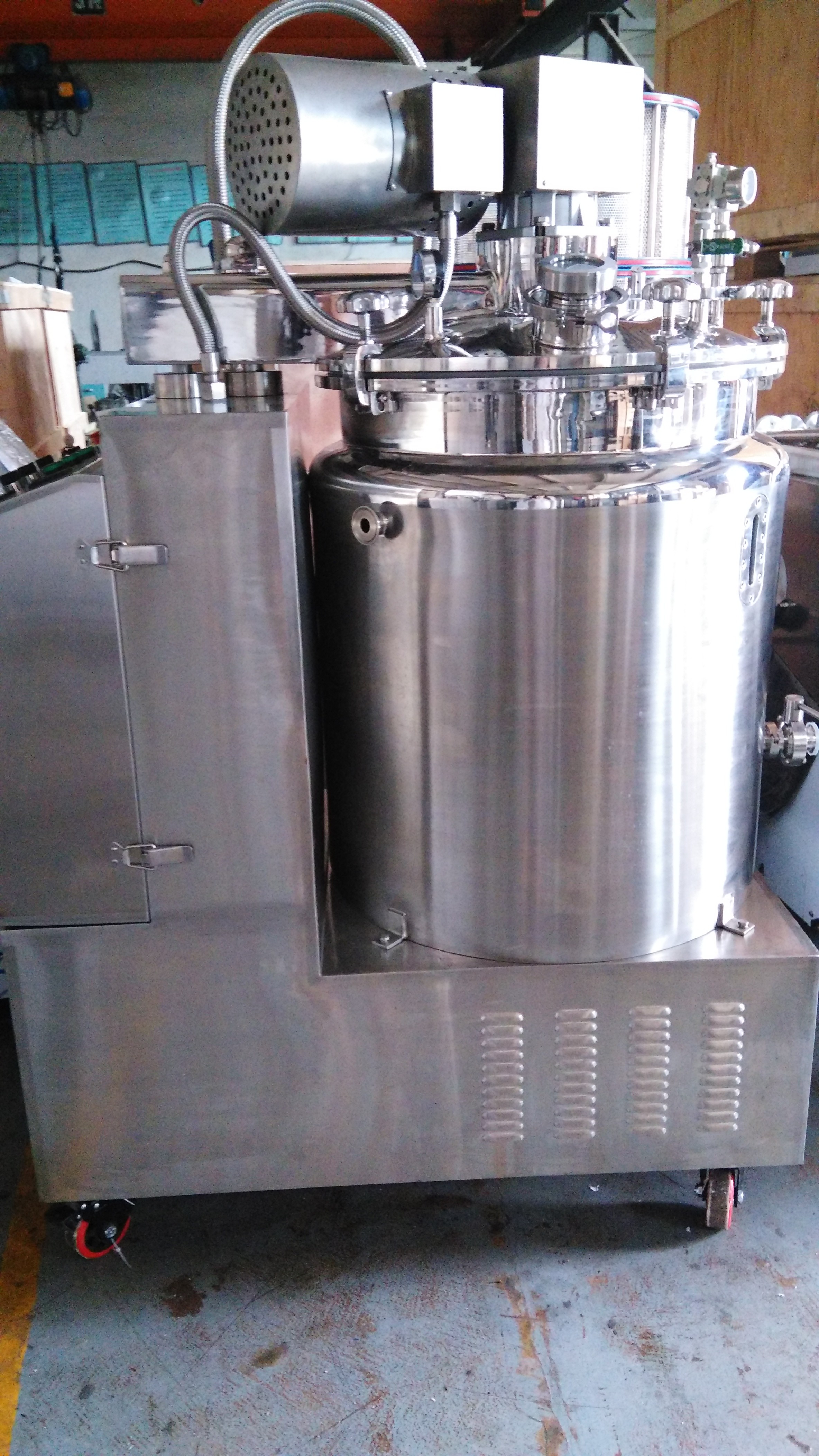 100L Vegan Gelatin Stainless Steel Tank With Stirring Function And Vacuum Pump