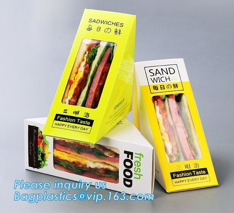 Wholesale custom Paper Cookies packing Cake Box with PVC window,Wholesale Plastic Square Birthday Wedding Packaging Clea