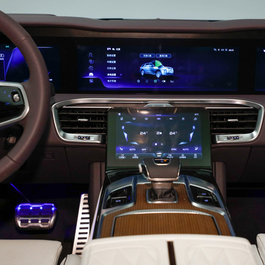 4x4 Custom Security Cost Trade Sichuan Left Hand City Taxi Long Range Voiture Hongqi E-hs9 Electric Cars For Teenager