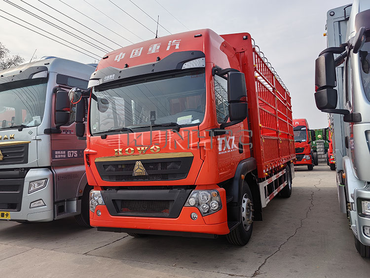 Chinese Sinotruk HOWO TX 4X2 6 Wheeler Fence Cargo Truck for Sale