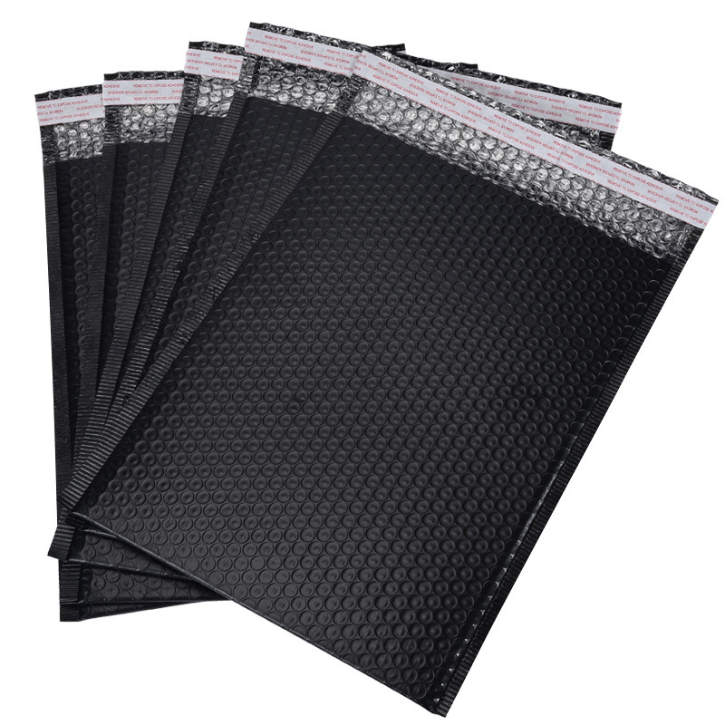 Ultralight Black Plastic Mailer Shipping Bags Moistureproof Biodegradable