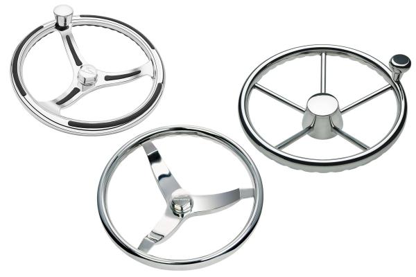 3/4" Tapered Shaft Sailboat Steering Wheel Highly Polished Marine Yacht