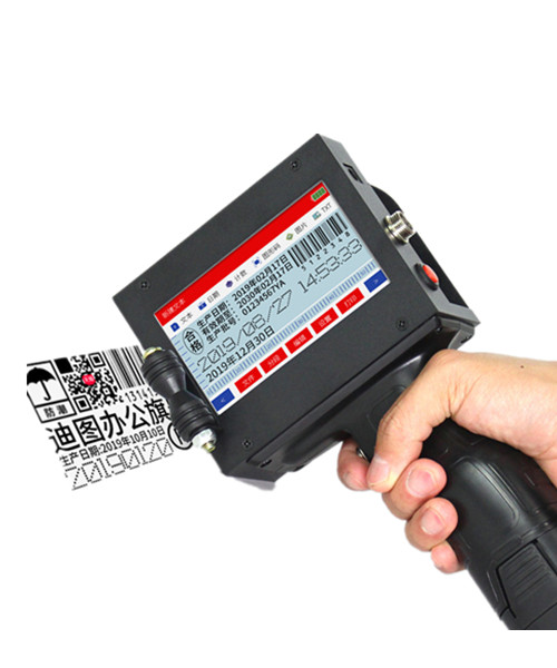 Quick Drying Ink Automatic Mini Plus Handled Inkjet Printers for Expiry Date Printing