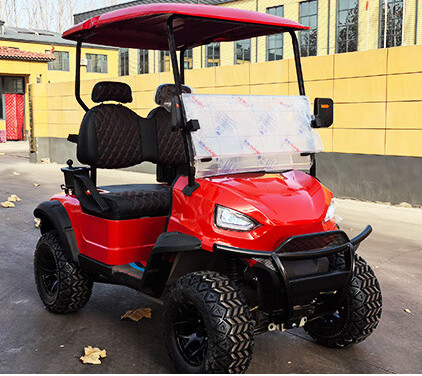 Quick Charging Time Of 6-8 Hours 2 Seater Golf Cart For Extended Driving Range 70-80km