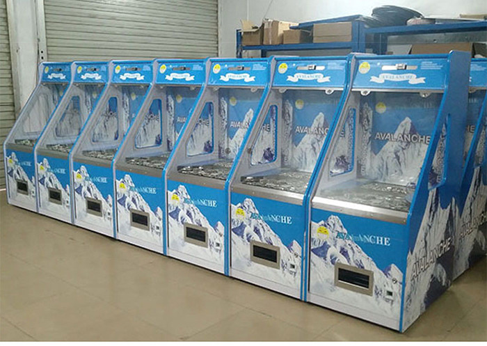 150W Arcade Redemption Game Machine Lottery Ticket Push Coin