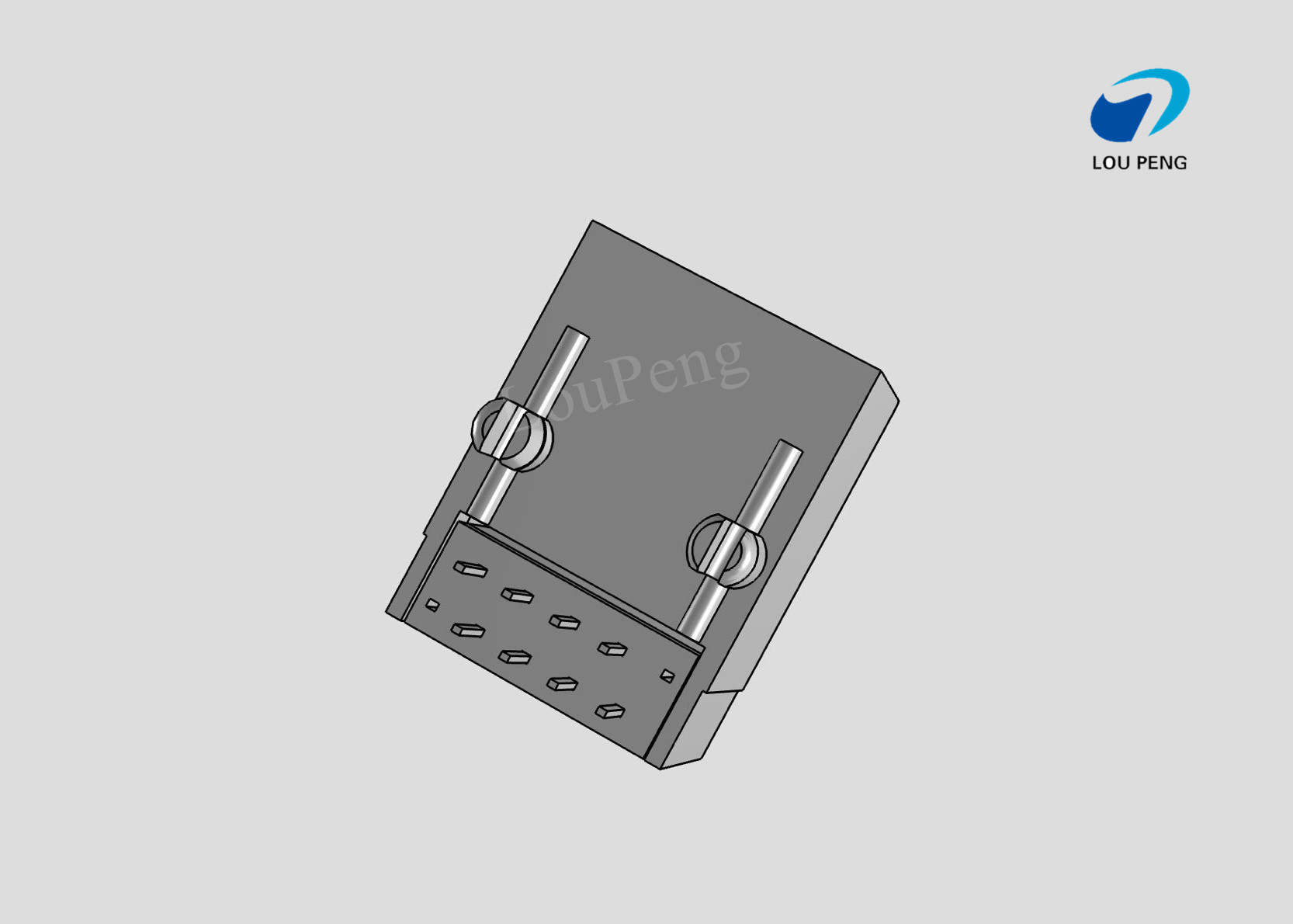 RJ45 jack cat.5 THT angled