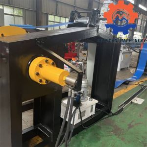 PLC Control Rack Shelf Back Panel Roll Forming Machine 70mm With 0.5 - 1.0mm