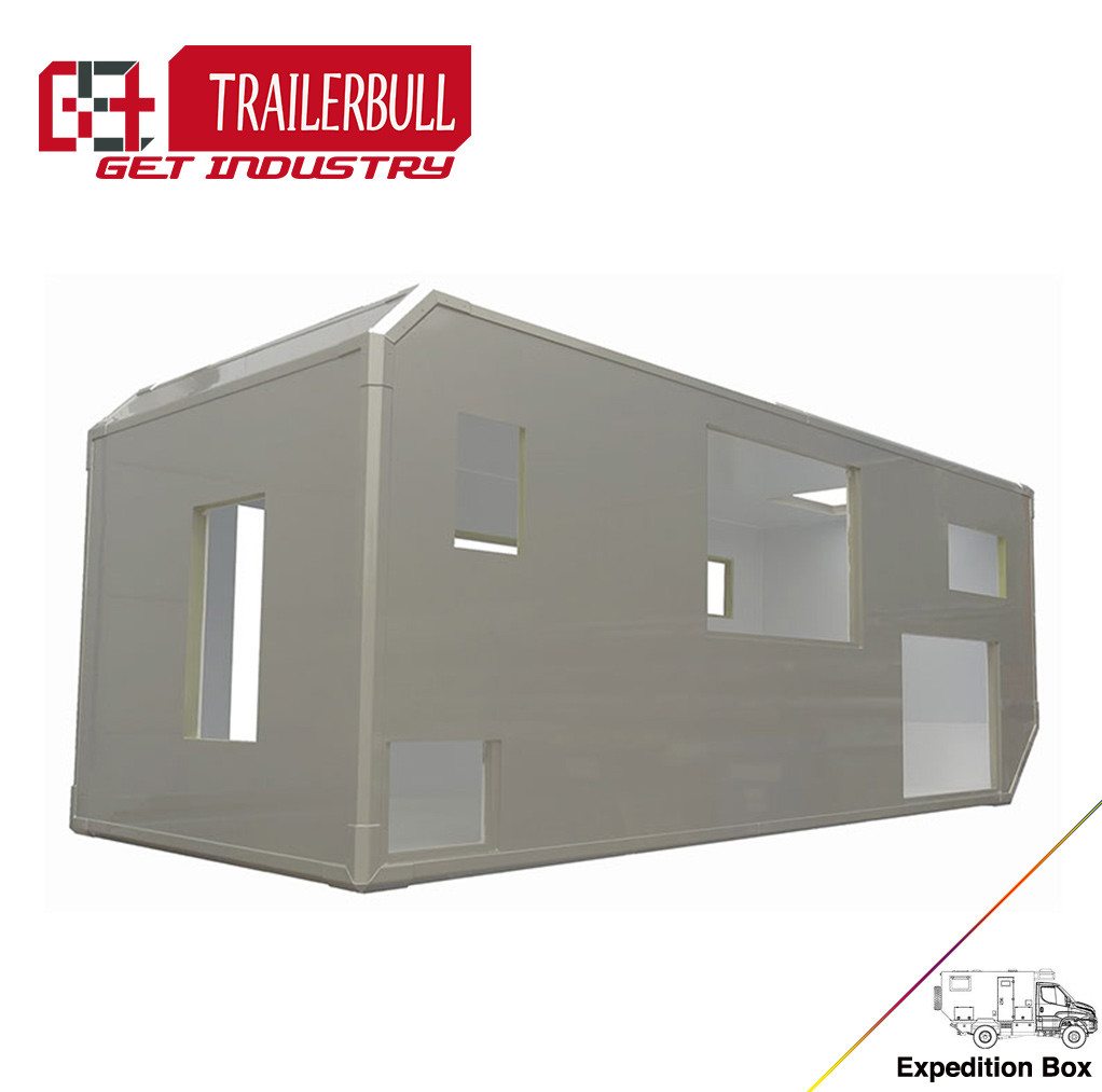 Corner Cutting Expedition Truck Camper Box Type Motorhome