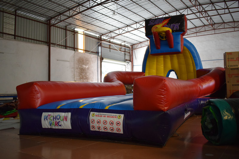 PVC Material Inflatable Sport Games , Exciting Slam Dunk Inflatable Basketball Game