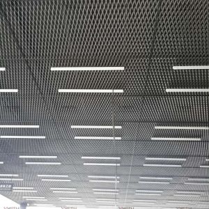 Diamond Hole Aluminium Expanded Mesh for Ceiling Systems