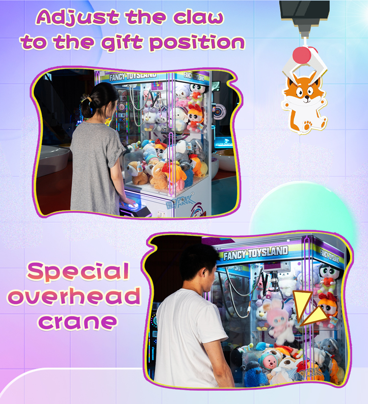 Top Selling Mini Toy Crane Vending Machine Stuff Doll Pick Grab Machine Toy Claw Machine