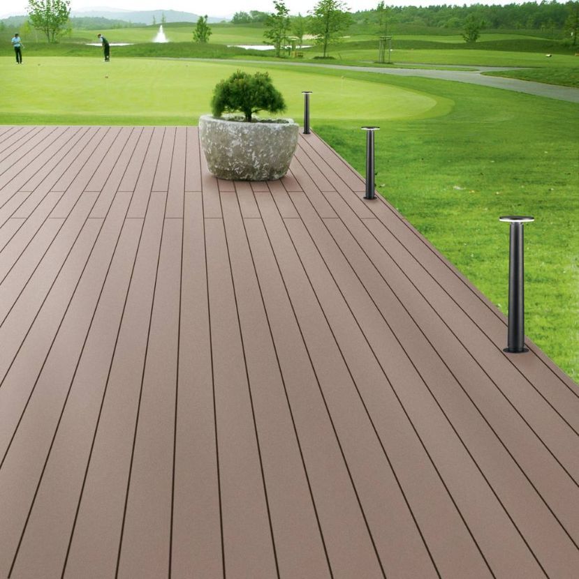 Synthetic Wood Plastic Composite/WPC Decking for Engineering Flooring