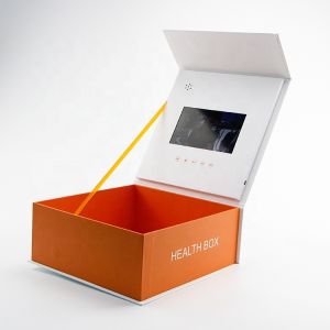Custom design LCD Video message gift box 10 inch LCD video screen in Box