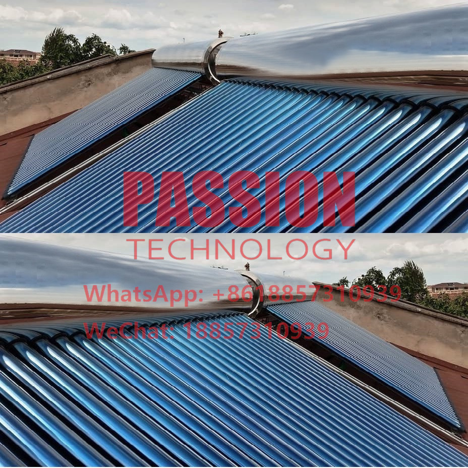 316L Stainelsss Steel Solar Water Heater 300L Pressurized Heat Pipe Solar Collector