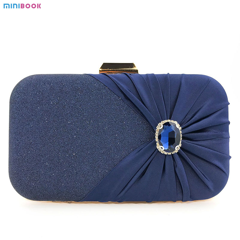 Mesh Diamond-studded Banquet Bag Crossbody Chain Clutch Hand Bag Evening Handbag For Party