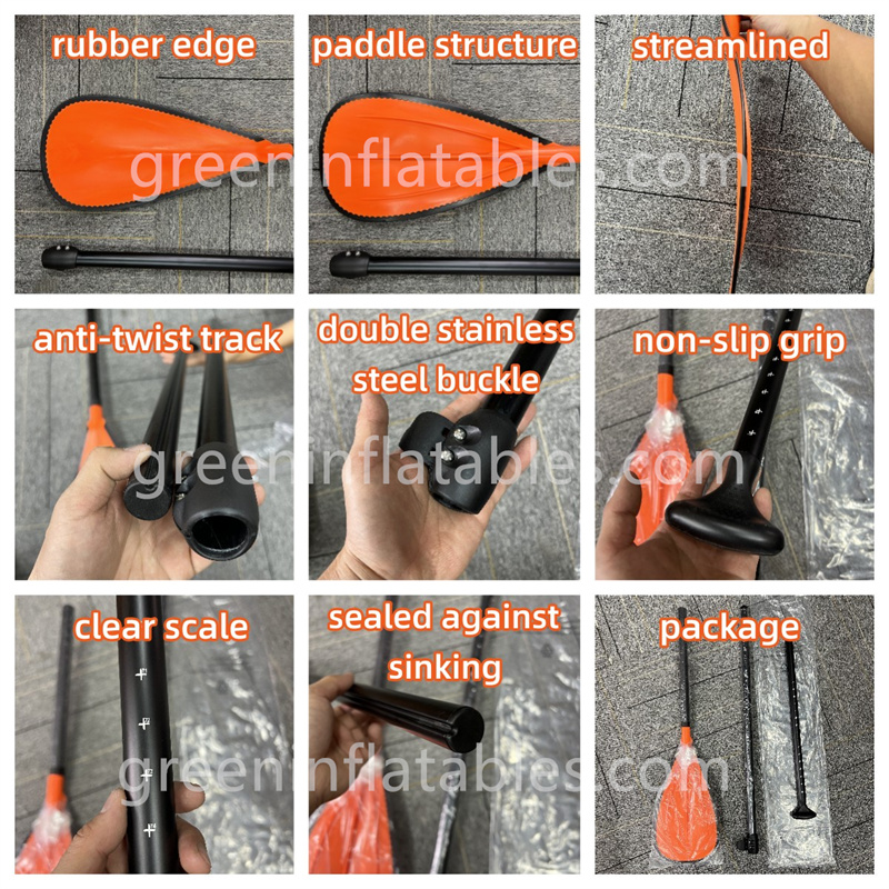 Customized High Quality Adjustable Anti-Twist Aluminum SUP Paddle