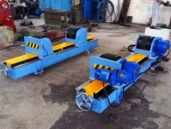 Customized Lead Screw Adjustment Pipe Welding Rotator , 10T 90 Inches Tank