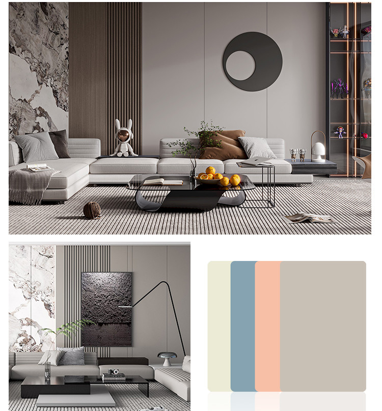 Bamboo Charcoal Wood Veneer Special Offer 1220*2440*5/8mm Flame Retardant Bamboo Charcoal Wood Eco-Friendly PVC Wall Panels Interior Decoration Wall