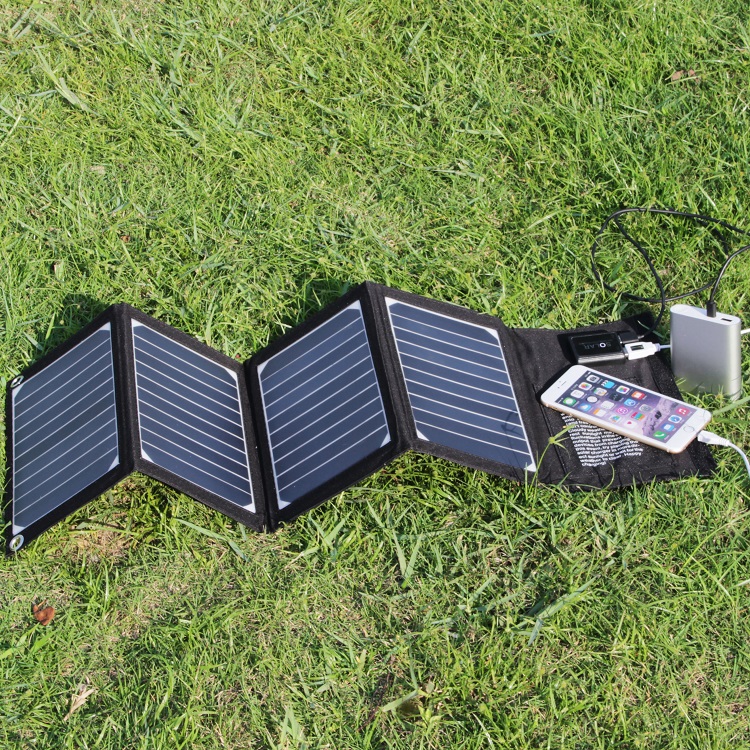 Sunpower Cell 20w Folding Solar Panel Easy Carry Lightweight Camping Solar Panels