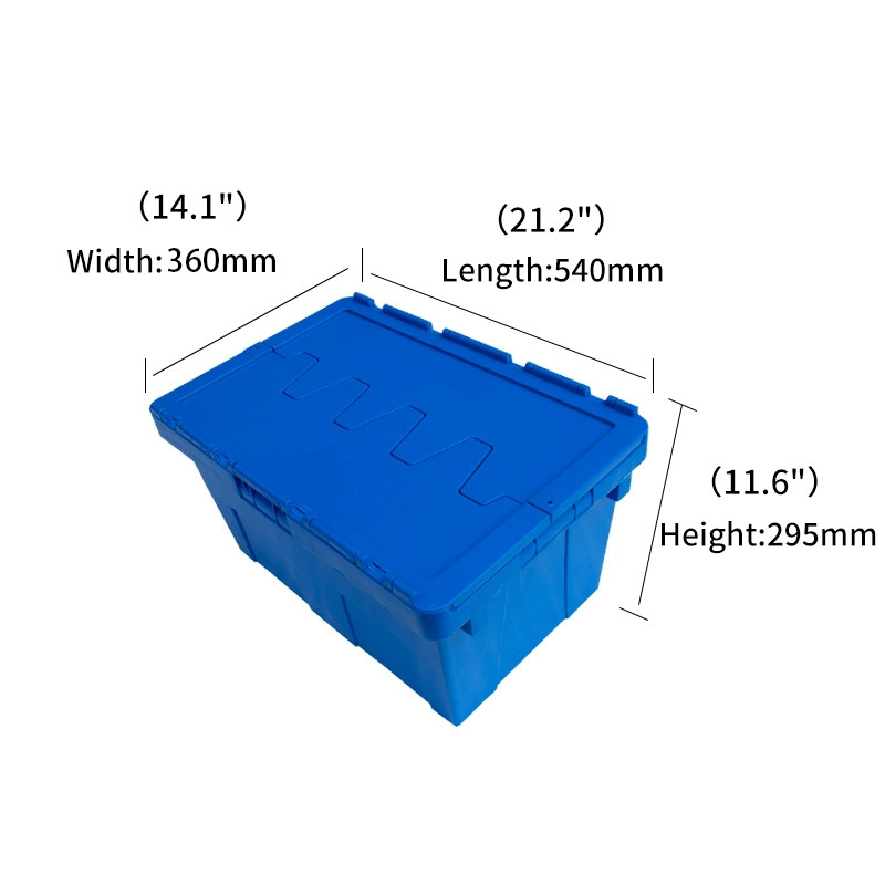  Transport Storage Lid Solid Plastic Crate Box Nestable For Water Feature Manufactures