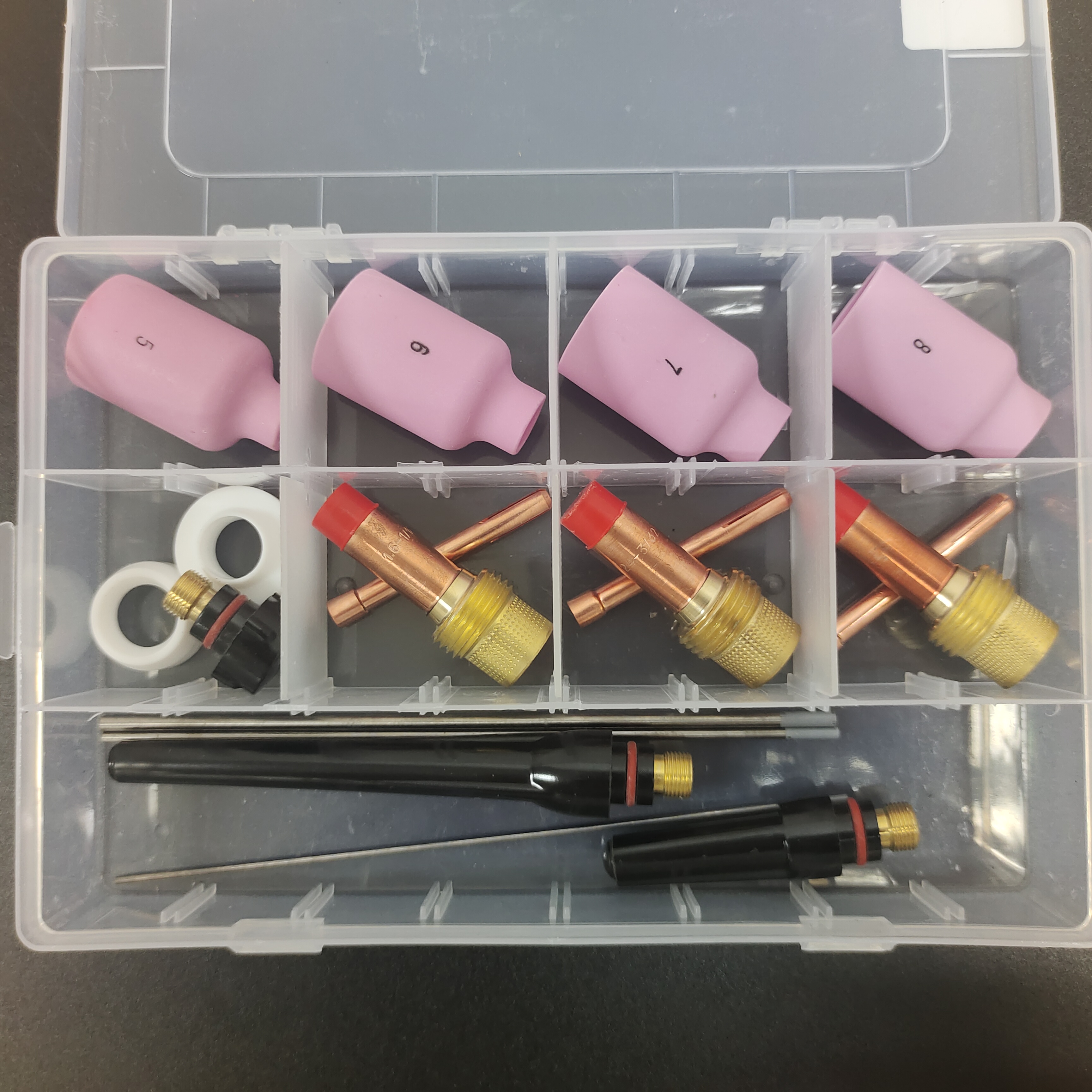 ODM Customized Support TIG Welding Accessories Long Midium Short Back Cup 41V24 41V35 41V33