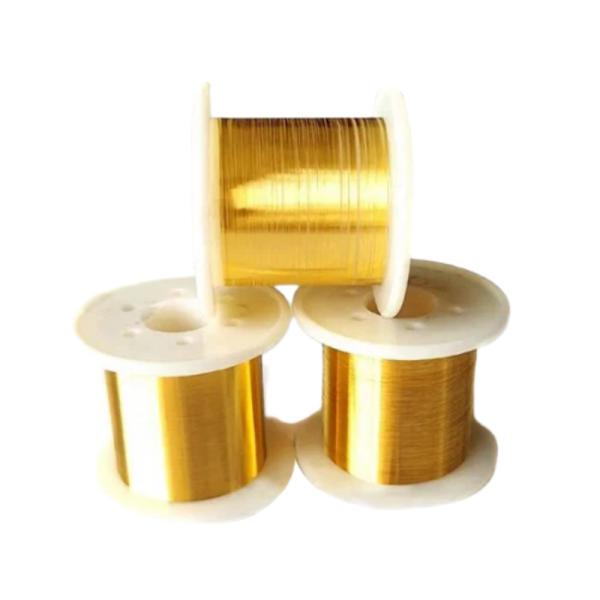 99.999% Gold-Coated Tungsten-Rhenium Wire with 3% Rhenium Alloy and 0.5 Micron