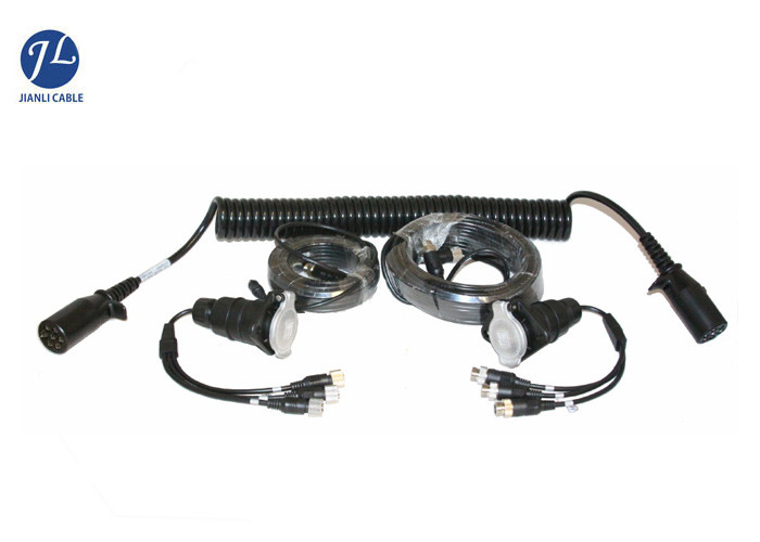 Copper Material Reversing Camera Extension Cable 7pin Trailer Connector