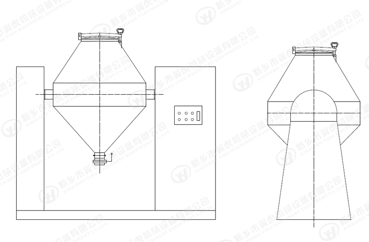 1.1-5 KW Stainless Steel Mixing Machine Blender Mixer Machine SGS Certification